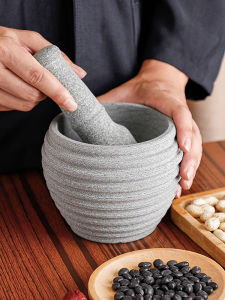 เครื่องบดกระเทียมหินธรรมชาติ อุปกรณ์ทำอาหารในครัว เตาอบไมโครเวฟ อุปกรณ์บดกระเทียมแบบอัดกระเทียม