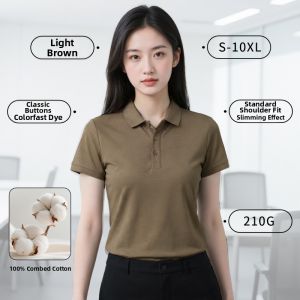 Custom Logo Printed Restaurant Staff Work Uniform Short Sleeve Collar Shirt