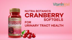 TWIN PACK - Nutra Botanics Cranberry Softgel - Cranberry Supplement for Women Urinary Tract Health - Lower Inflammation Swelling - Bladder UTI Cleanse