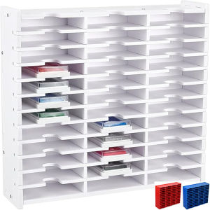Ink Pad Holder 12/24/36/48 Slots Stamp Pad Storage Organizer Waterproof Stamp Pad Ink Mat Storage Rack Crafts Painting Tray Rack