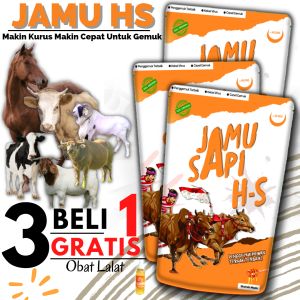 Jamu Sapi cepat gemuk Vitamin Penambah makan Penggemuk vitamin sapi kambing domba Kuda kerbau