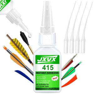 Brand-new upgraded 415 super cyanoacrylate glue instant drying in 5 seconds waterproof for bow and arrow repair bondingstable and versatile bonding tool.