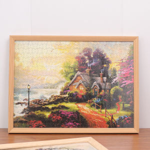 SHANCHEN | Creative and Customizable Real Wood Puzzle Frame 75x50cm
