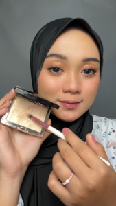 [BPOM] HOJO Highlighter Pengantin Highlight Bronzer Shimmering Powder Waterproof Long Lasting Highlighters Penganten Shimmer Glitter Tone Up Face Make Up