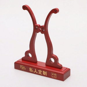 Chinese Vintage Bamboo Fan Display Stand
