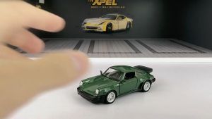 Diecast Miniatur Mobil Porsche 911 Turbo Retro Skala 1:36 Mainan Koleksi