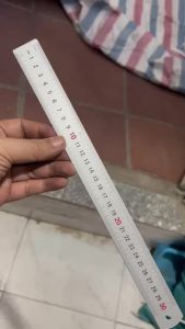 Thước lá Thước kẻ 20/30cm thép không gỉ Deli 8462 8463   - VPP Bảo An