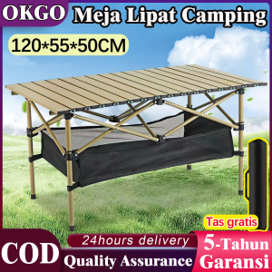 Meja Lipat Outdoor Aluminium: Meja Piknik Folding Table & Portable Camping Table