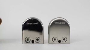 Glass Clip Klem Railing Tiang Balkon Penjepit Kaca Stainless