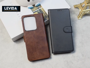 Flip Cover Kulit Leather Case Sarung Buku Kulit Case Realme 15 Pro Realme 14T