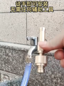 【Ready stock】Nozzle water gun high pressure direct sprinkler quick connector garden hose adjustable pressure washer TOLUS