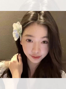 Sweet Butterfly Orchid Hair Clip Edge Clip Beach Vacation Accessories Korean Style Fresh out Fashion Hair Decorations