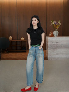Basic Letter Solid Round Neck Comfortable Casual T-Shirt