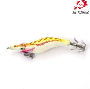 size 2.0 Squid jig umpan cumi udang mainan octopus glow in the dark