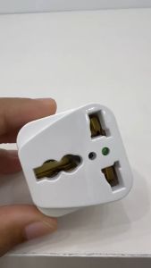 ปลั๊กแปลง 2 ขาแบน NATIONINE  No.088  (ราคา/1อัน )