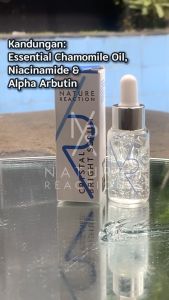 Serum NATURE REACTION crystal bright  20ml kemasan baru