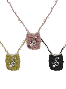 TOGGLER | Fairy Tale Handmade Silk Morning Glory Vine Gold Plated Necklace