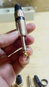 Proel Jack Akai 1/4\\\" S2C-PROBK Black Ring: Jack Akai Berkualitas Tinggi