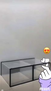 6 or 12PCS SHOE BOX SHOE STORAGE & ORGANIZER HIGH QUALITY PLASTIC STACKABLE CLEAR STORAGE MINIMALIST