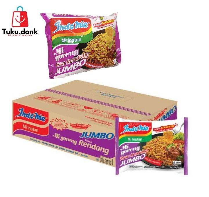 Indomie Mi Goreng Rendang Jumbo 1 Dus Isi 24 Pcs | Lazada Indonesia