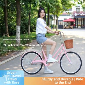 MLZH | Commute Lightweight Womens Student Bicycle 24 inch