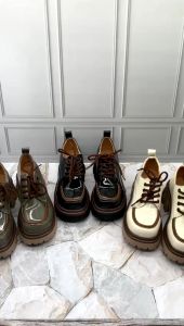 Sepatu Sneakers Highsole Glossy Import Fashion Korea DG8033