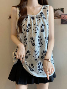 AIYITI | Unique Beautiful Embroidery Vest Strap Women Summer Loose Cover Belly Sleeveless Top Outerwear Comfortable Breathable Cotton