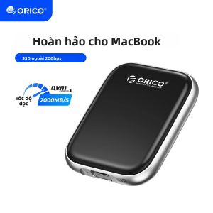 Ổ Cứng Thể Rắn Di Động ORICO 1TB USB 3.2 Gen 2x2 20Gbps Dành Cho MacBook iPad iPhone 15 PSSD A20 Tốc Độ Lên Đến 2000MB/s