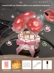 surepower | Elegant Eternal Flower Night Light Ornament