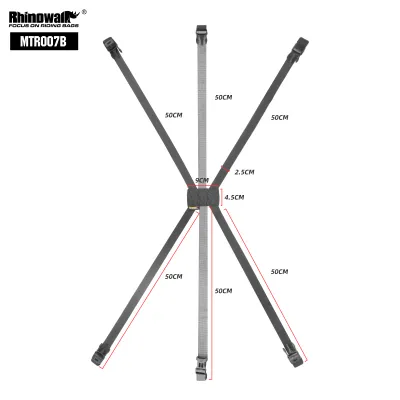 RHINOWALK | Hard Shell Motorcycle Rear Bag Easy Installation Straps