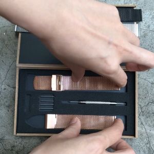 Dây Đeo Đồng Hồ DW Thép Lưới Mesh Tặng Hộp Gỗ và Phụ Kiện