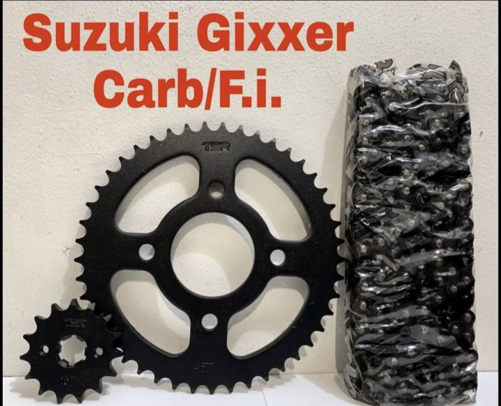 GIXXER 150 CARB FI CHAIN SPROCKET SET HEAVY DUTY Lazada PH