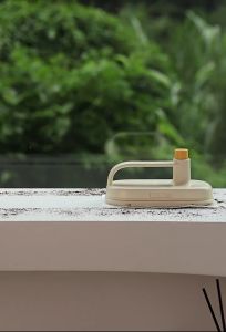 แปรงทำความสะอาด แปรงขัดทำความสะอาด+ผ้าขี้ริ้วแบบใช้แล้วทิ้ง ผ้าเช็ดทำความสะอาด ขจัดคราบได้สะอาด ถอดเปลี่ยนได้