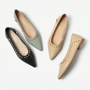 MIOLLIBARN | Leather French Style Flat Soft Sole Women Shoes
