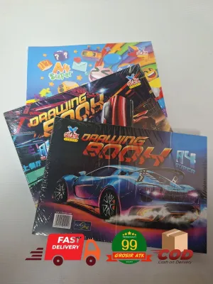 Drawing Book a4 Gelatik Kembar/Buku Gambar Gelatik Kembar/Perlengkapan Melukis/Mewarnai/Stationery