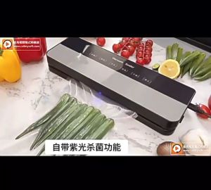 HOMEAPPLIANCESOLUTIONS Automatic vacuum sealing machine Food packaging machine sealing machine Household dry and wet plastic sealing machine Vacuum compression fresher with 30 sealed bags