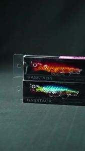 Kingdom | KINGDOM BASSTAOR 005 Topwater Popper Fishing Lure 95mm 110mm 130mm Hard Bait Seabass Lure Saltwater Long Casting Artificial Bait
