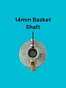 Spin dryer motor brake coupling Sharp 12mm/14mm hole