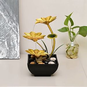 Thác Nước Phong Thủy Hoàng Liên Đài Trang Trí