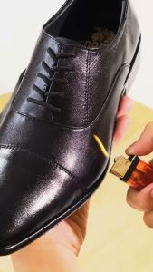 Sepatu Pria Pantofel Sepatu Formal Tali Fordza Kulit F7002