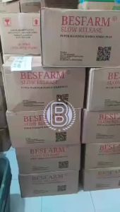 COD ( 1KARTON ) PUPUK BESFARM SLOW RELEASE 10 BOX / PUPUK ORGANIK / PUPUK MAJEMUK SLOW RELEASE / Pupuk Untuk sawit dan pelebat buah buahan