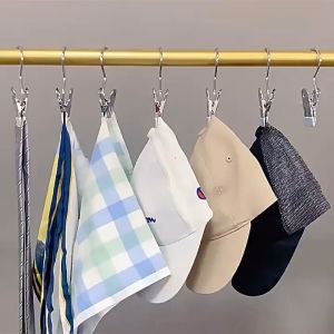 คลิปหนีบกางเกง ที่หนีบผ้าสเตนเลส กันลื่น สีสันสดใส ประหยัดพื้นที่ ไม้แขวนเสื้อสเตนเลส ราคาต่อชิ้น