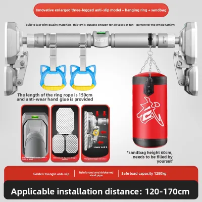 KDST | Indoor No-Drilling Pull-Up Bar Fitness Equipment