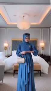 HIRAYA DRESS SERIES - GAMIS MUSLIMAH TERBARU FREE BROSS YA - gaun wanita kondangan simple elegan
