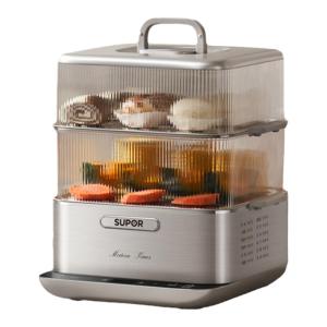 [China Plug Without Adapter] Supor | Zero Coating Stainless Steel Multi-functional Electric Steamer