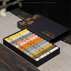 12 Types of Natural  Incense Per Box Sandalwood Osmanthus Incense Stick Home Fragrance Aroma Blessing Ceremony Pray Buddha Cense