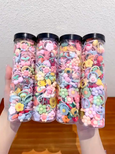 10PCS/20PCS/50PCS Korean Style Baby Elastic Rubber Hair Band Baby Cute Ponytail Set Hair Tie Set Hair Accessories