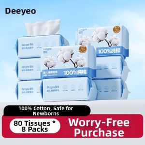 DEYOU | Newborn Infant Cotton Facial Wipes Disposable