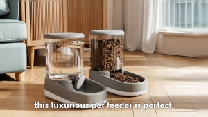 V-0023 Premium High Quality Automatic Pet Food Feeders/Water Dispenser 3.8L