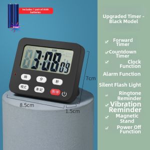 Multi-functional Kitchen Timer Learning Reminder Stopwatch Countdown Alarm Clock with Magnet